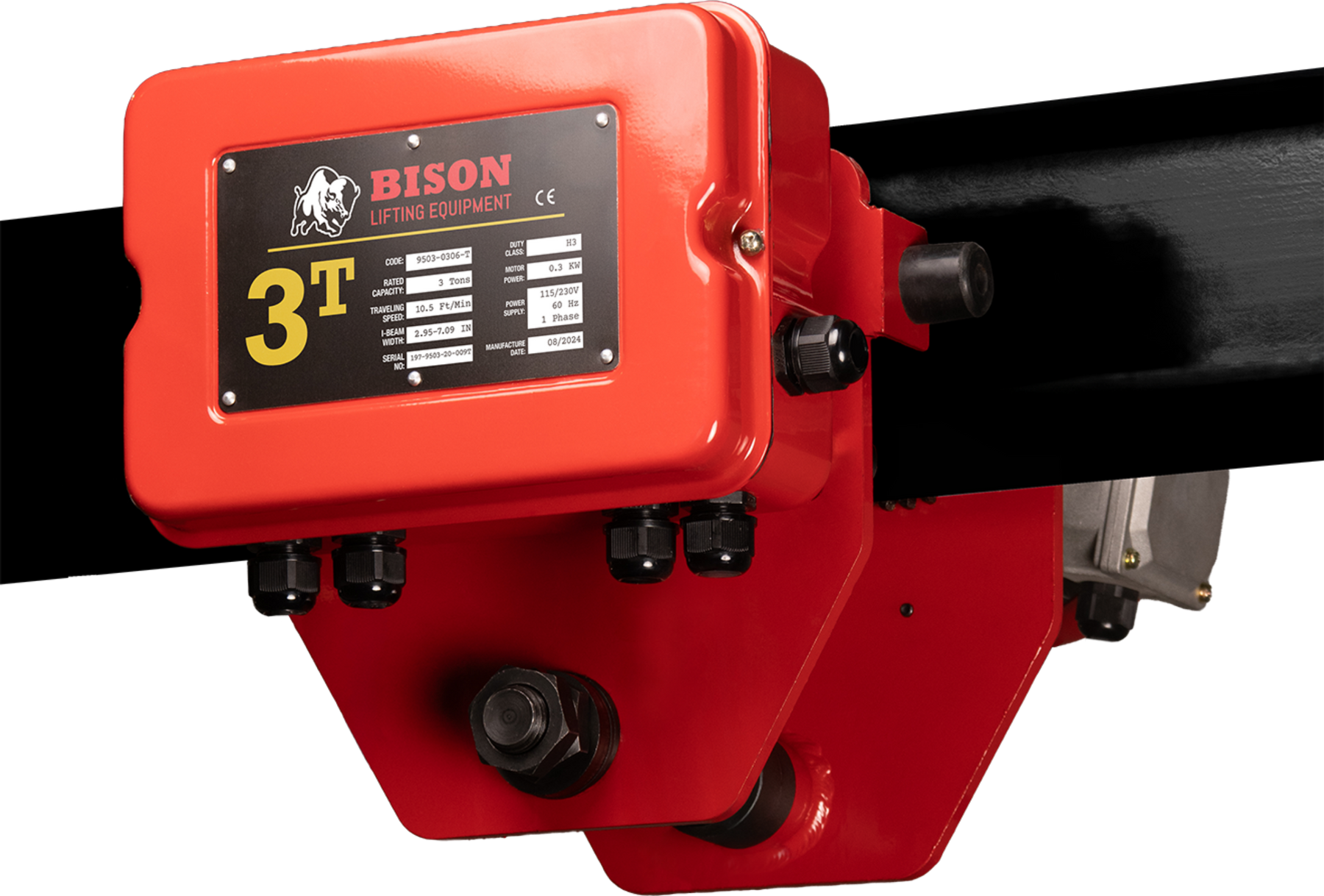 Power in Motion: Bison Motorized Trolleys for Electric Chain Hoists