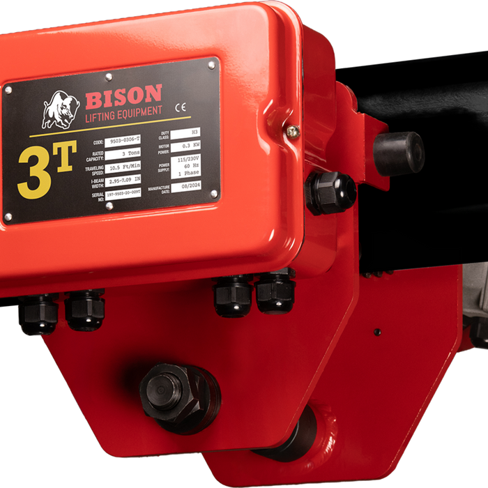 Power in Motion: Bison Motorized Trolleys for Electric Chain Hoists