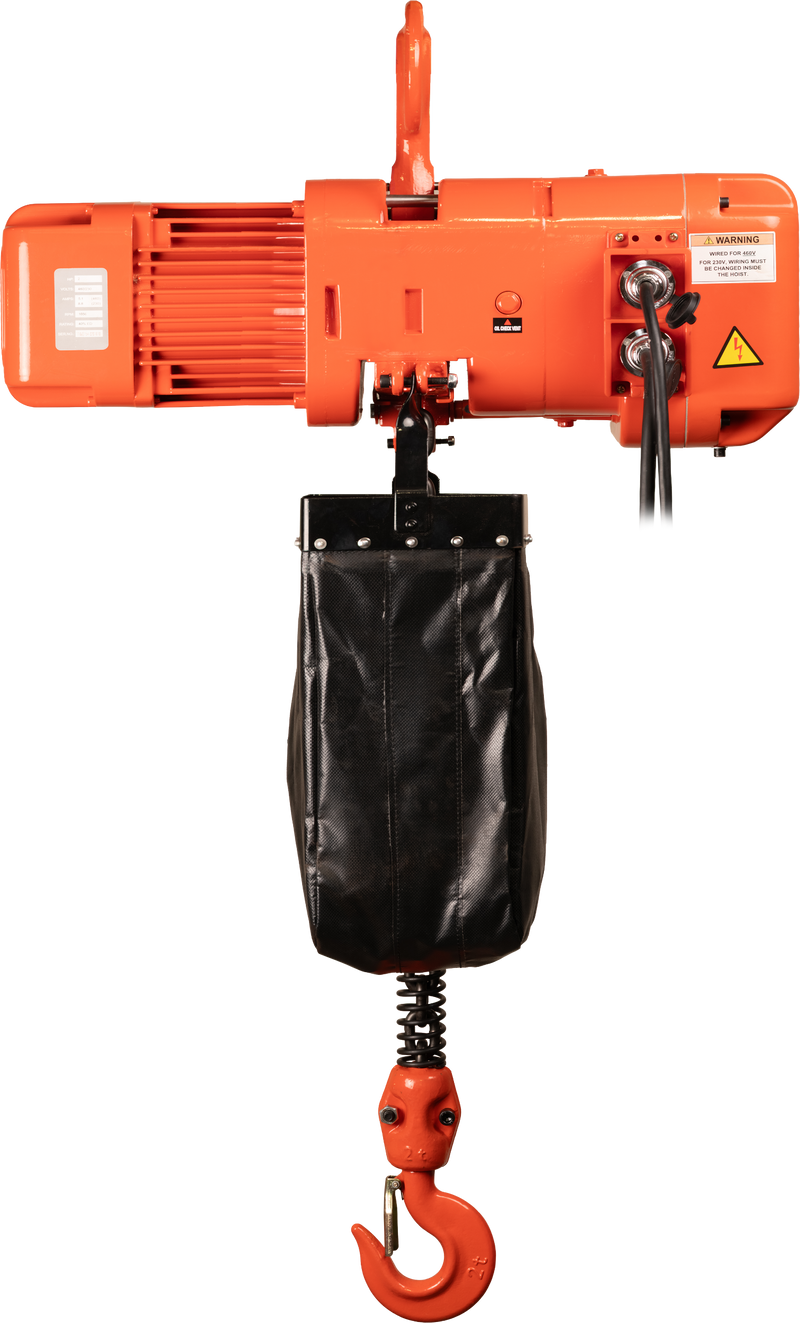 Bison 3 Phase, Electric Chain Hoist, 20 Ft. 230v/460v  (1 - 5 Ton)