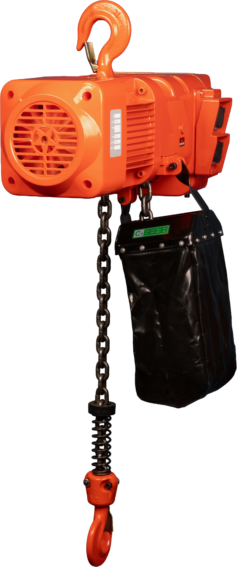 Bison 3 Phase, 2-Speed Electric Chain Hoist , 20 Ft, 230v/460v  (1/2 - 5 Ton)