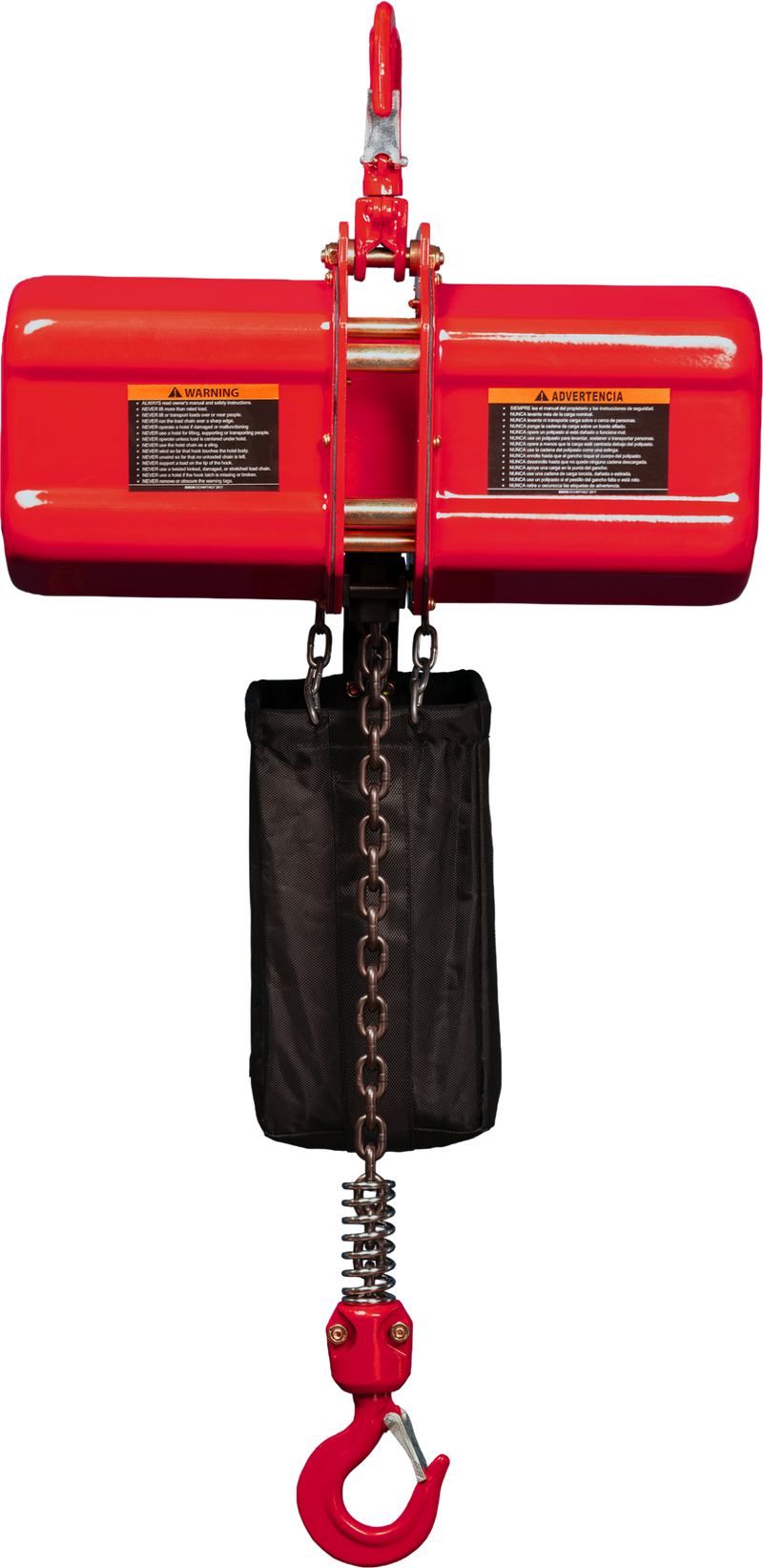 Bison Single Phase Electric Chain Hoist, 20 ft, 115/230v (1/4 - 5 Ton) FREE SHIPPING