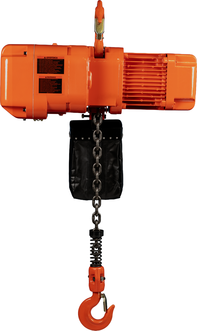 Bison 3 Phase, 2-Speed Electric Chain Hoist , 20 Ft, 230v/460v  (1/2 - 5 Ton)