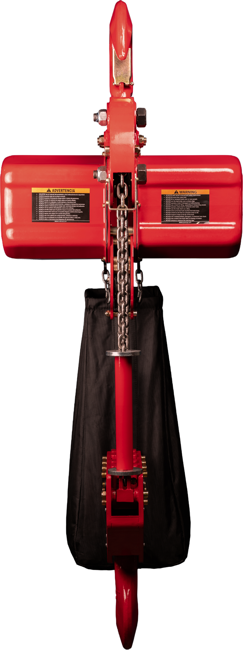 Bison Single Phase Electric Chain Hoist, 20 ft, 115/230v (1/4 - 5 Ton) FREE SHIPPING