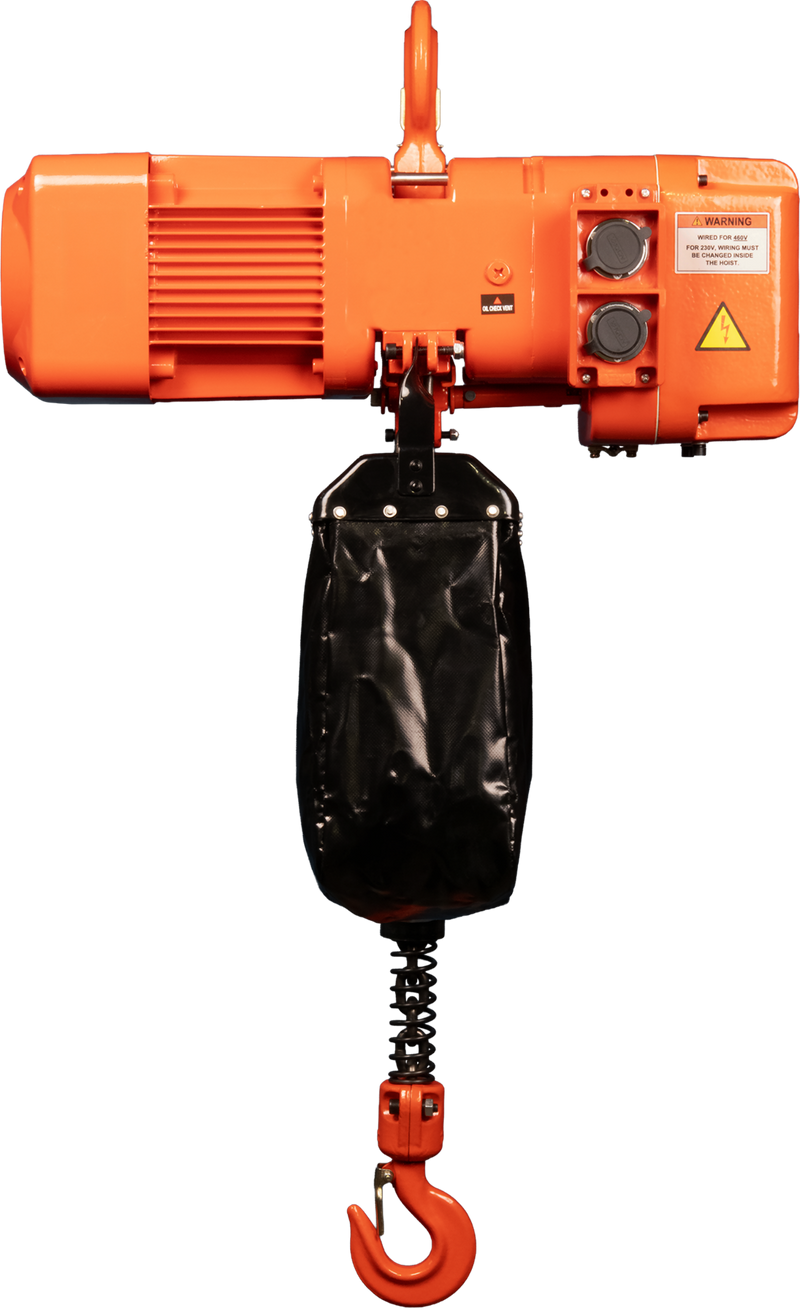 Bison 3 Phase, Electric Chain Hoist, 20 Ft. 230v/460v  (1 - 5 Ton)
